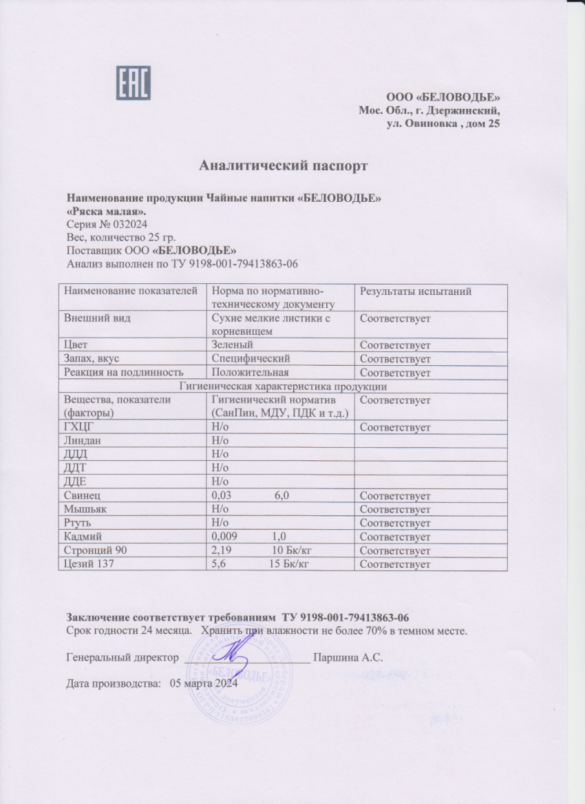 Паспорт №032024